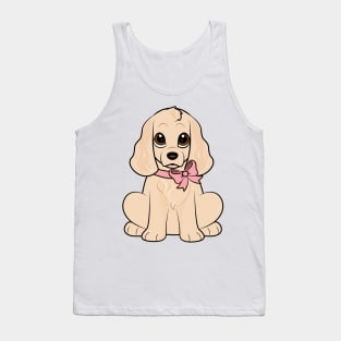 Cute Cocker Spaniel Puppy Tank Top